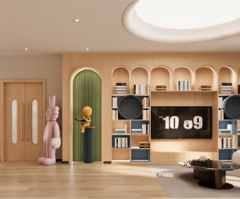Modern A Living Room-ID:855940108