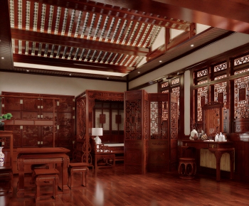 New Chinese Style Bedroom-ID:772034884