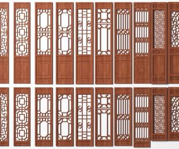 New Chinese Style Chinese Style Door-ID:611670971