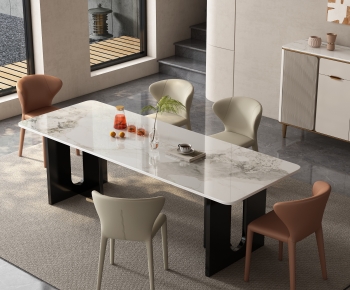 Modern Dining Table And Chairs-ID:203509097