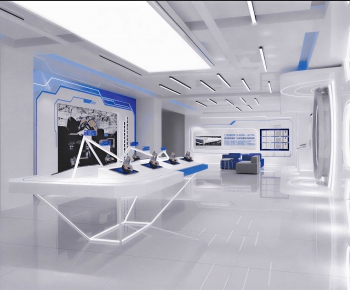 Modern Office Reception Desk-ID:521519903