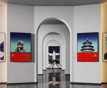Modern Exhibition Hall-ID:175893071