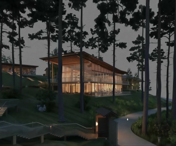 Modern Appearance Of Commercial Building-ID:200289016