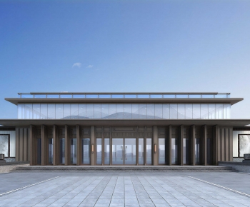 New Chinese Style Appearance Of Commercial Building-ID:644340993