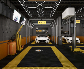 Modern Automobile Repair Shop-ID:816277982