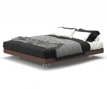 Modern Double Bed-ID:413830361