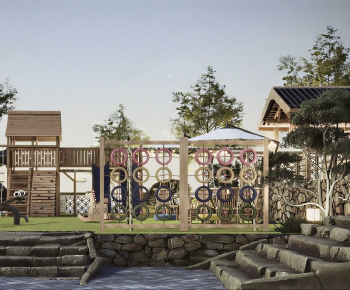 New Chinese Style Courtyard/landscape-ID:625318051