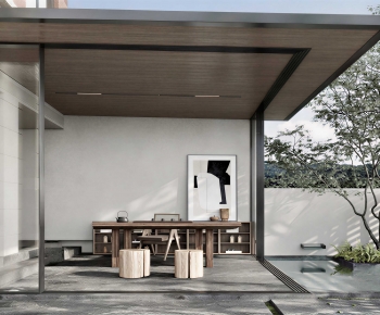 New Chinese Style Tea House-ID:743372924