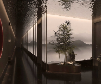 New Chinese Style Corridor-ID:726283078