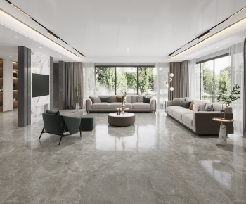 Modern A Living Room-ID:384752995