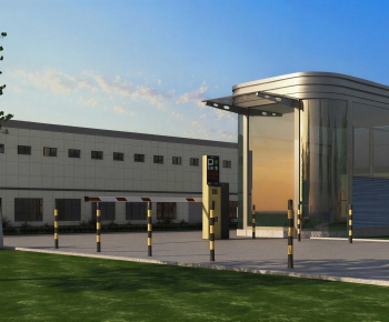 Modern Building Appearance-ID:537790067