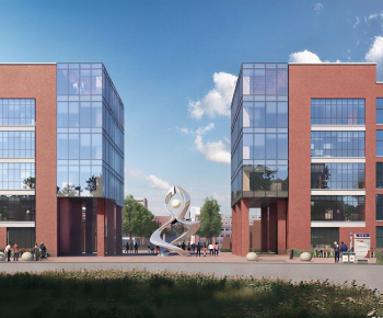 Modern Building Appearance-ID:514098887