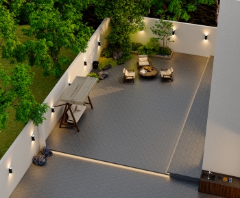 Modern Courtyard/landscape-ID:345228911