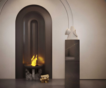 Modern Fireplace-ID:574419576