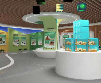 Modern Exhibition Hall-ID:393750785