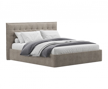 Modern Double Bed-ID:317639119