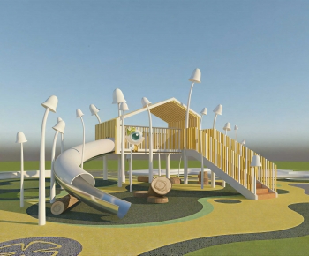 Modern Park Landscape-ID:411149022