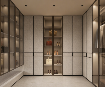 Modern Clothes Storage Area-ID:361352927