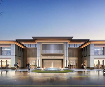 Modern Appearance Of Commercial Building-ID:278204922