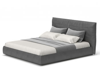 Modern Double Bed-ID:814340181