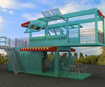Modern Appearance Of Commercial Building-ID:322140939