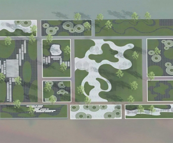 Modern Architectural Bird's-eye View Planning-ID:740622046