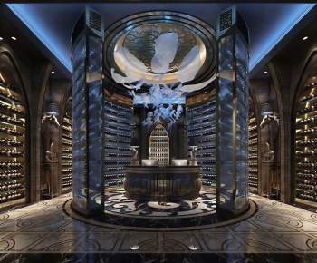 European Style Wine Cellar/Wine Tasting Room-ID:879904997