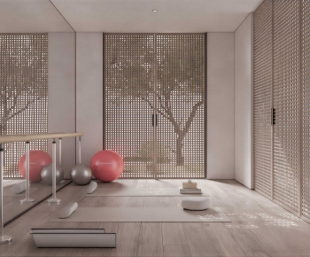 Modern Home Fitness Room-ID:598481893