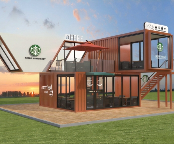 Modern Appearance Of Commercial Building-ID:404077055