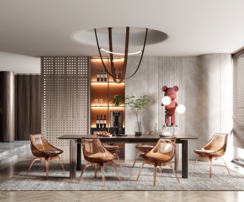 Modern Dining Room-ID:748617897