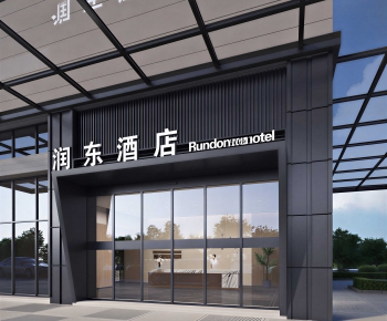 New Chinese Style Facade Element-ID:170494089