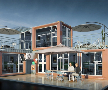 Modern Building Appearance-ID:503330955