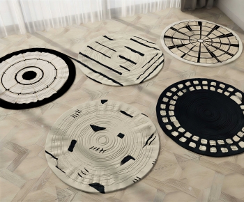 European Style Circular Carpet-ID:977276093