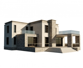 Modern Villa Appearance-ID:620739949