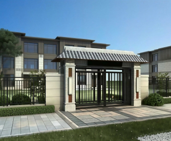 New Chinese Style Gate-ID:209747089