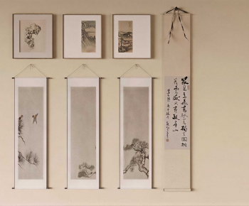 New Chinese Style Calligraphy And Painting-ID:373437885