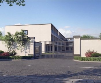 Modern Appearance Of Commercial Building-ID:966370115