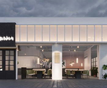 Modern Facade Element-ID:757179364