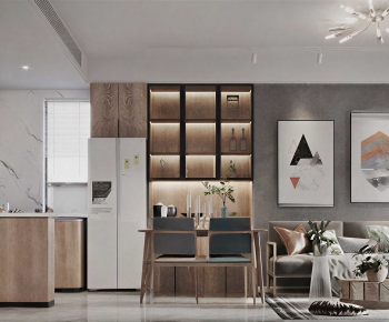 Modern A Living Room-ID:837460047