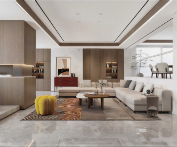 Modern A Living Room-ID:959301955