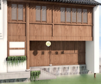 Modern Facade Element-ID:819942002