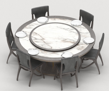 New Chinese Style Dining Table And Chairs-ID:593519935