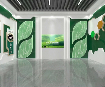 Modern Exhibition Hall-ID:622541905