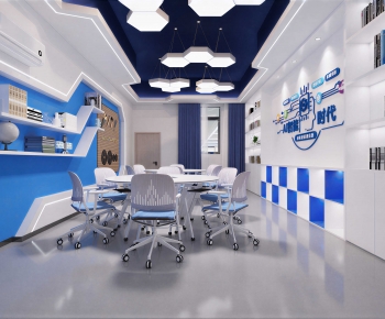Modern School Classrooms-ID:561366085