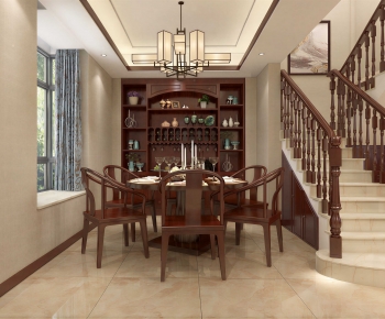 New Chinese Style Dining Room-ID:513901008