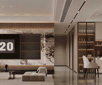 Modern A Living Room-ID:892534021