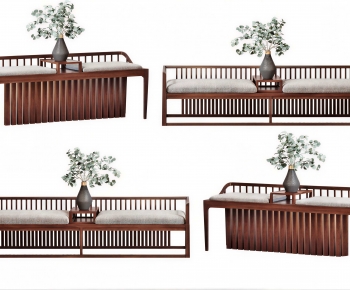 New Chinese Style A Sofa For Two-ID:610557081
