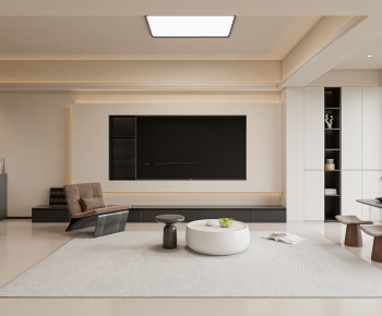 Modern A Living Room-ID:959808834