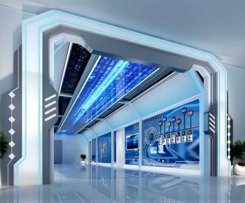 Modern Exhibition Hall-ID:919167043