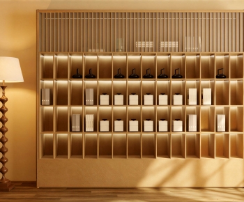 New Chinese Style Bookcase-ID:392190931